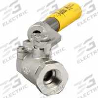 APOLLO Manual Two-Way Ball Valve: 3/4 in, Stainless Steel, Straight Valve Body, FNPT x FNPT, MPTFE (MPN 7650401A). Key specifications — Brand: APOLLO; Handle: Spring-Return Lever.