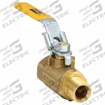 APPROVED VENDOR Manual Two-Way Ball Valve: 1/2 in, Brass, Straight, MNPT x FNPT - Brass Ball Valves