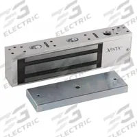 SECURITRON Electromagnetic Lock: 10 1/2 in Lg, 2 7/8 in Wd, 1 9/16 in Ht (MPN V2M1200). Key specifications — Release Delay: Instantaneous; Series: V2M; Material: Aluminum; Brand: SECURITRON.