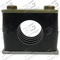 ZSI Vibration-Damping Pipe Clamp: Ribbed Bore, Steel Clamp, Polypropylene Cushion, For 9 Lines (MPN S4017S-BLKGRG). Key specifications — Compatible Mfr Part Number: S4017S-BLKGRG; Compatible Grainger Part Number: 814LK1.
