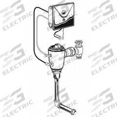AMERICAN STANDARD Automatic Flush Valve: Selectronic, 0.5 gpf Gallons per Flush, Battery/Electric (MPN 606B305.007). Key specifications — Spud Location: Back; Brand: AMERICAN STANDARD.