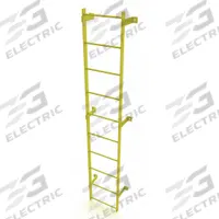 TRI-ARC Ladder,Steel,Standard Fixed,10-Rung: 10 ft Overall Ht, 25 in Overall Wd, Steel, 10 Rungs (MPN WLFS0110-Y). Key specifications — Brand: TRI-ARC; Number of Sections: 1.