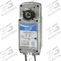 Actuator: Dampers, Proportional, Spring Return, 177 in-lb, 24V AC/DC, Hardwired, NEMA 2 / IP54 (MPN M9220-GGC-3). Key specifications — Manufacturer Part Number: M9220-GGC-3; Shaft Type: Self-Centering Clamping; Shaft Rotation: CW/CCW; Stroke Degree: 90°; Input Voltage: 24V AC/DC; Brand: JOHNSON CONTROLS; For Use With Building Automation Systems: Building Automation System Compatible; Electrical Connection Type: Hardwired.