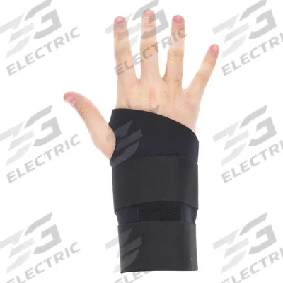 CONDOR Wrist Support: Ambidextrous, XL Ergonomic Support Size, Black - CONDOR Double Strap Wrist Support