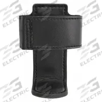 HEROS PRIDE Radio Pouch: Black, Synthetic Leather, Plain, 5 1/2 in x 2 5/8 in, For 2 1/4 in Belt Wd (MPN 1442BP). Key specifications — attr188437: Black; attr188438: Synthetic Leather; attr188431: Radio and Phone Pouch.