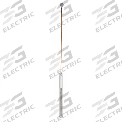 MAG-MATE Inspection Mirror: 3/8 in Dia Mirror Size, Mirr. Mat. Stainless Steel - Heat-Resistant Inspection Mirrors