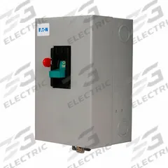 EATON Manual Motor Starter: Non-Reversing, 3 Poles, 5 A, NEMA Size M-0, Thermal Protection (MPN B100S0CA). Key specifications — Maximum Voltage Rating: 600V AC; Brand: EATON; Thermal Units Required: 3 (Not Included).
