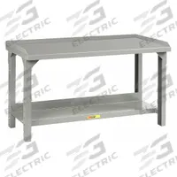 LITTLE GIANT Workbench: Adj Ht, Steel, 48 in x 24 in, 5,000 lb Overall Load Capacity, Gray (MPN WSL2-2448-AH). Key specifications — Brand: LITTLE GIANT.