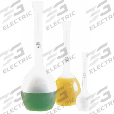 NALGENE Volumetric Flask: Volumetric, Polypropylene, 200 mL, 6.76 fl oz, Non-Sterile - Plastic Volumetric Flasks