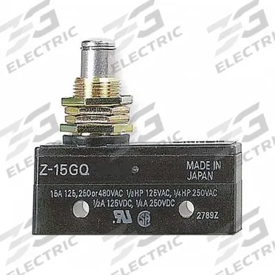 OMRON Snap Action Switch: Plunger Actuator, 1NO/1NC - Plunger Snap-Action Switches