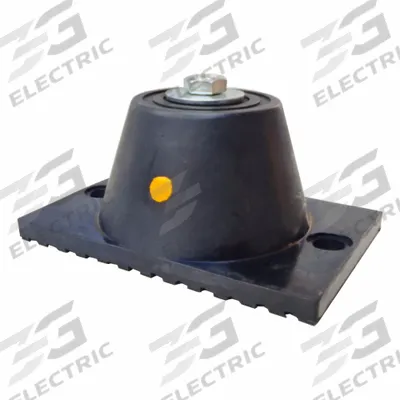 APPROVED VENDOR Floor-Mount Vibration Isolator: Neoprene, 2,300 lb Capacity, 2 25/32 in Ht - Elastomer-Style Floor-Mount Vibration Isolators