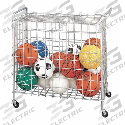 CHAMPION SPORTS Ball Locker: 41 in Overall Lg, 24 in Overall Wd, 36 in Overall Ht, Steel - Equipment Racks