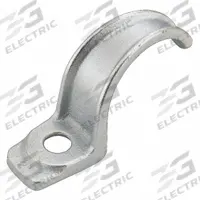 Conduit & Pipe Clamp: 3 in Trade Size, Iron, RMC (MPN 1312). Key specifications — Manufacturer Part Number: 1312; Compatible Conduit Trade Size: 3 in; Compatible Conduit Type: RMC; Compatible Nominal Conduit/Pipe Size: 3 in; Description/Special Features: Wet or Dry Locations; Finish: Electroplated; For Use With: Conduit; Material: Iron.