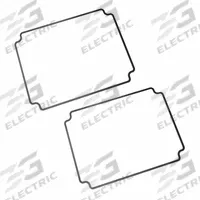 HAMMOND Electrical Enclosures: Repl Gasket, Temp Rating of -40°C to 150°C, Silicone (MPN 1550Z115GASKET). Key specifications — Brand: HAMMOND; Accessory Type: Gasket; Application: Replacement Gasket; Features: Temperature Rating of -40°C to 150°C; Material: Silicone.