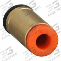 SMC Push-Fit Adapter Fitting: 5/32 in OD x 5/32 in Pipe Size, Push-to-Connect x MUNF, Brass, White (MPN KQ2S03-32A). Key specifications — Brand: SMC; Thread Size A: #10-32.