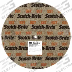 SCOTCH-BRITE Unitized Wheel: 1 in Dia x 1/8 in W, 1/8 in Arbor Hole, Silicon Carbide, Fine, Hard (7) (MPN 7010364763). Key specifications — Series: ST-UW; Brand: SCOTCH-BRITE.