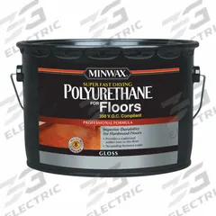 MINWAX Finish: Varnish, Interior, Oil, 2.5 gal Container Size, Wood, Semi-Gloss, Clear, Transparent (MPN 130340000). Key specifications — Brand: MINWAX; Transparency: Transparent; Use Location: Interior; Sheen: Semi-Gloss; Sub-Brand: Minwax; Color: Clear; Resin Type: Polyurethane.