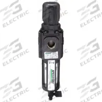 SPEEDAIRE Filter-Regulator: Intermediate Duty Series, 1/2 in NPT, 120 cfm, 40 micron, Manual Drain (MPN 4ZK91). Key specifications — attr109419: SPEEDAIRE; attr109429: Aluminum; attr109463: No; attr109467: Rubber; attr109468: Intermediate Duty.