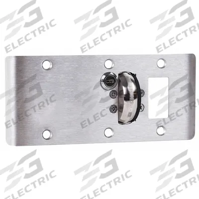 ACCURATE Door Strike Plate: Curved Lip, 7 1/8 in Lg, 4 3/4 in Wd - Double Lipped Strike Plates