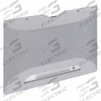 Emergency Light: 15.7 W Lamp Watt, 62.8 W Emergency Watt, 120/277V AC, 4 Lamp Heads, Aluminum, LED (MPN PGP-HTR). Key specifications — Input Voltage: 120/277V AC; Housing Material: Aluminum; Mounting Type: Surface; Housing Color: Silver; Lighting Technology: LED; Environmental Rating: Wet Location Rated; IP Rating: Not Rated; Remote Capable: No.