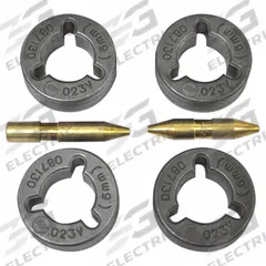 MILLER ELECTRIC Drive Roll Kit: 4-Roll, 0.025 in, V-Groove, 0.023 in to 0.025 in (MPN 087132). Key specifications — For Welder Series: Millermatic 350P; For Wire Feeder Series: R-115; For Wire Type: Solid; Brand: MILLER ELECTRIC; Manufacturer Part Number: 087132.