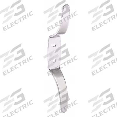 SUGATSUNE Strap Hook: Screw, 28 1/2 lb Wt Capacity, 2 Points per Hook, Silver - Wall Mount Utility Hooks