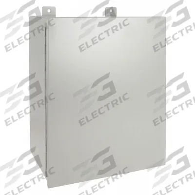 WIEGMANN Enclosure: Steel, 24 in x 20 in x 9 in, NEMA 12/13, Solid Cover - Steel Dust-Tight Enclosures