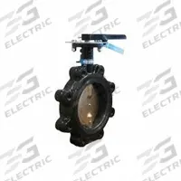 MILWAUKEE VALVE Butterfly Valve: 8 in Pipe Size, Concentric, 200 psi Max. Pressure (CWP), Lug, Lever (MPN ML222B 8). Key specifications — Brand: MILWAUKEE VALVE; Handle Type: Lever; Disc Material: Ductile Iron.
