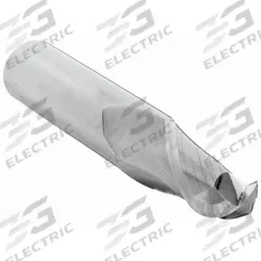 CLEVELAND Ball End Mill: Carbide, 2 Flute, 9/16" Mill Dia, 1-1/4" LOC, 3-1/2" OAL (MPN C60960)