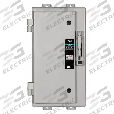 Siemens Safety Switch: Non-Fusible, 200 A, Three Phase, 600V AC, Non-Metallic - Non-Fusible Safety Switches