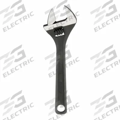 PROTO Adjustable Wrench: Alloy Steel, Black Oxide, 8 5/32 in Overall Lg - Automatic Locking Adjustable Wrenches