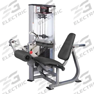 PROMAXIMA Seated Leg Curl: Steel, Powder Coated, Gray, Black, Vinyl, 72 in Overall Lg - Hip & Leg Machines