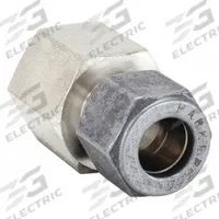 PARKER Compression Fitting Adapter: 1/4 in OD x 1/4 in Pipe Fitting Size, Compression x FNPT (MPN 4-4 GBZ-SS). Key specifications — Series: CPI(TM); Compatible Fitting Brands: CPI™; Brand: PARKER.