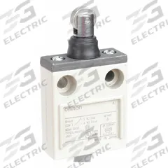 OMRON Roller Plunger Limit Switch: Roller Plunger, Metallic, Momentary, D4C (MPN D4C1632). Key specifications — attr1019632: OMRON; attr1019639: 9.8 ft Cable (SJT(O)); attr1019655: Stainless Steel; attr1023447: D4C.