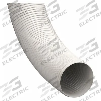 HI-TECH DURAVENT Industrial Ducting Hose: 2 in Hose Inside Dia., 25 ft Hose Lg, 17 psi - FDA-Certified Thermoplastic Duct Hoses for Dust