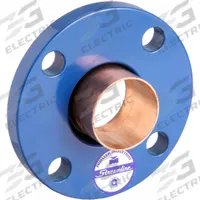 STREAMLINE Sweat Fitting Adapter: 1 1/2 in CTS x 1 1/2 in CTS, Cup x Flange, No Center Stop (MPN W 03907NL)
