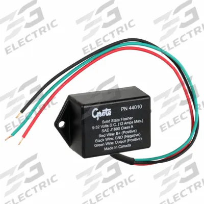 GROTE Automotive Flasher: 12/24V DC, 60 to 120, 1 Terminals, Flasher Relay - Flasher Relays