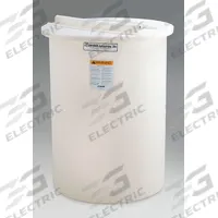 SNYDER INDUSTRIES Storage Tank: Single Wall, Vertical, 250 gal, Open Top, 3/16 in Wall Thick, HDPE (MPN 5730000N97206). Key specifications — Construction Material: HDPE; Brand: SNYDER INDUSTRIES.