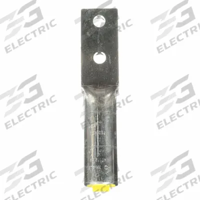 3M Compression Lug: For 750 kcmil, 1/2 in Stud Size, Std - Two-Hole Compression Lugs