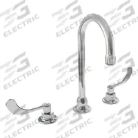 AMERICAN STANDARD Gooseneck Kitchen/Bathroom Faucet: Monterrey, Cast Brass, Chrome Finish, Gooseneck (MPN 6540180.002). Key specifications — Includes: 1/2 in Male Shanks; Field-Convertible Rigid/Swivel Gooseneck Spout; Brand: AMERICAN STANDARD; Series: Monterrey.