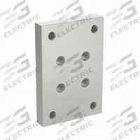 Base Plate: 25 Series, Aluminum, 63.5 mm x 12.7 mm x 95 mm, Drop-In, Quad, Adj (MPN 25-2418). Key specifications — Includes Fasteners: No; Mounting Type: Drop-In; System of Measurement: Metric; Finish: Anodized; Brand: 80/20; Material: Aluminum; Product Type: Flange Mount Caster Base Plate; Adjustable: Yes.
