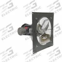 Panel Mounted Hazardous Location Exhaust Fan: Direct Drive, 14 in Blade, 1/3 hp, 2,190 cfm, 1 ph (MPN P14-4). Key specifications — Frame Finish: Powder Coated; Assembled: Assembled; Brand: CANARM; Nameplate Voltage: 115/208-230V AC; Frame Material: Steel; Hazardous Location Class: Class I, Div 1, Group C and D; Class II, Div 1, Group F and G; Guard Type: Intake.