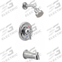 CFG Tub and Shower Trim Kit: Capstone, 1.75 gpm Fixed Showerhead Flow Rate, Chrome, Single Function (MPN T41311CGR). Key specifications — Connection Type: IPS; Series: Capstone; Showerhead Spray Patterns: Single.