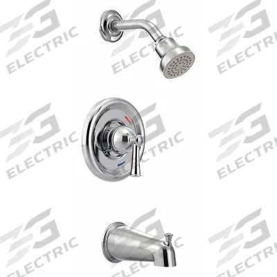 CFG Tub and Shower Trim Kit: Capstone, 1.75 gpm Fixed Showerhead Flow Rate - Bathtub Spout & Fixed Showerhead Faucet Combinations