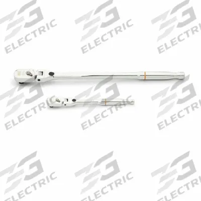 GEARWRENCH Hand Ratchet Set: Pear, Reversible, 7 in_13 1/2 in Overall Lg - Flex-Head Ratchet Sets