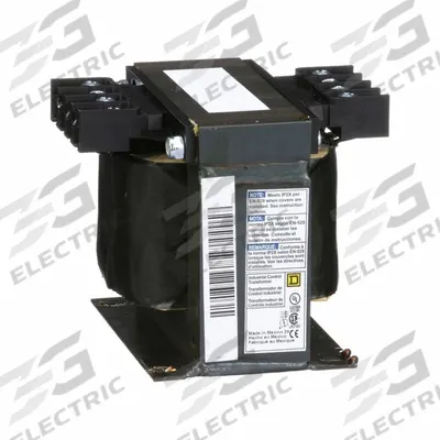 SCHNEIDER Control Transformer: 600V AC, 120V AC, Plate, 300 VA - Finger-Safe, Open Core Control Transformers