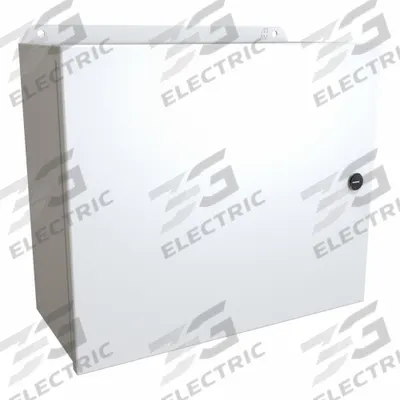 HAMMOND Electrical Enclosure: Steel, 12 in x 14 in x 6 in, NEMA 12/13/3R/4, w/Panel - Steel Washdown Enclosures