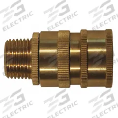 SANI-LAV Quick Connect Hose Adapter: Brass, Brass, 2 in Overall Lg, 3/4 in Inlet Connection Size (MPN N24). Key specifications — Inlet Connection Type: NPT; Brand: SANI-LAV; Color/Finish: Brass; Includes: Quick Disconnect; Material: Brass; Product Type: Hose Adapter.