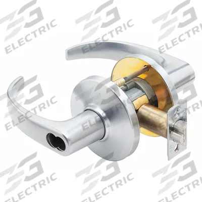 BEST Door Lockset: Passage Lever Locksets, Chrome, ADA Compliant
