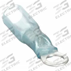 VELVAC Ring Terminal: Blue, Heat Shrink Insulation, #10 Stud Size, 14 AWG to 14 AWG Wire Sizes (MPN 37314). Key specifications — Brand: VELVAC.